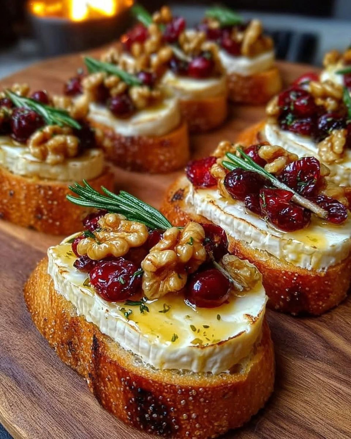 Mini canapés variados para el cóctel de bienvenida