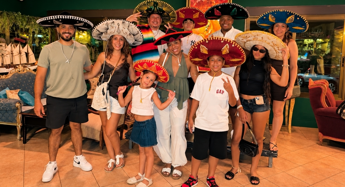 Sombreros para la foto en Soñando